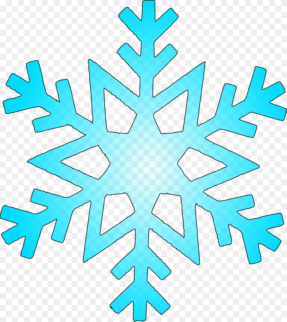 Simple Snowflake Clipart, Nature, Outdoors, Snow Free Png