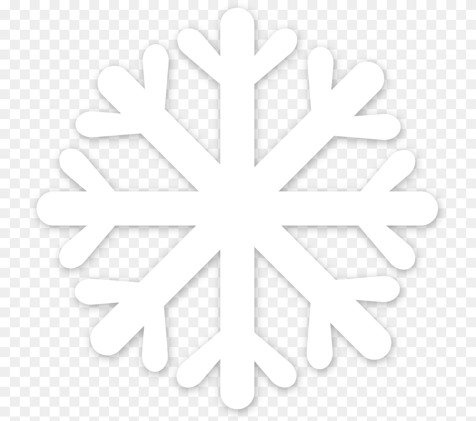 Simple Snowflake Silhouette, Nature, Outdoors, Snow Free Png Download