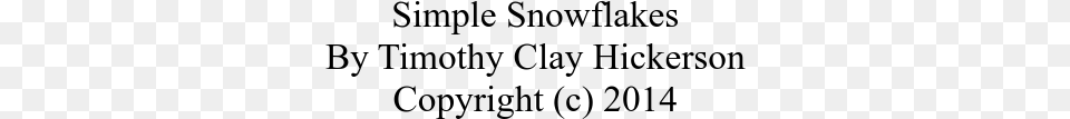 Simple Snowflakes Ivory, Gray Free Png Download
