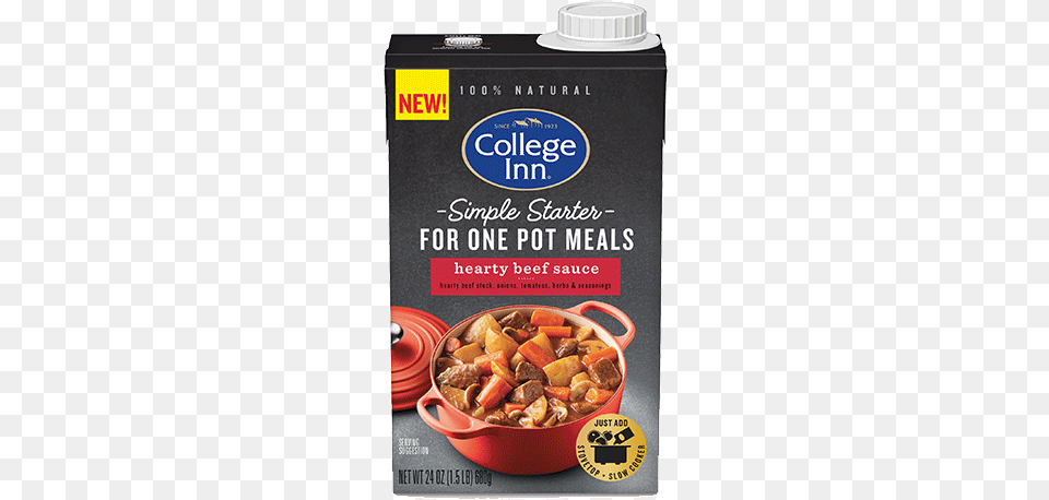 Simple Starter Hearty Beef Sauce College Inn Simple Starter, Dish, Food, Meal, Stew Free Png