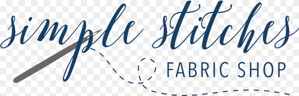Simple Stitches Fabric Shop Amp Sewing School Simple Calligraphy, Handwriting, Text, Blackboard Free Png Download