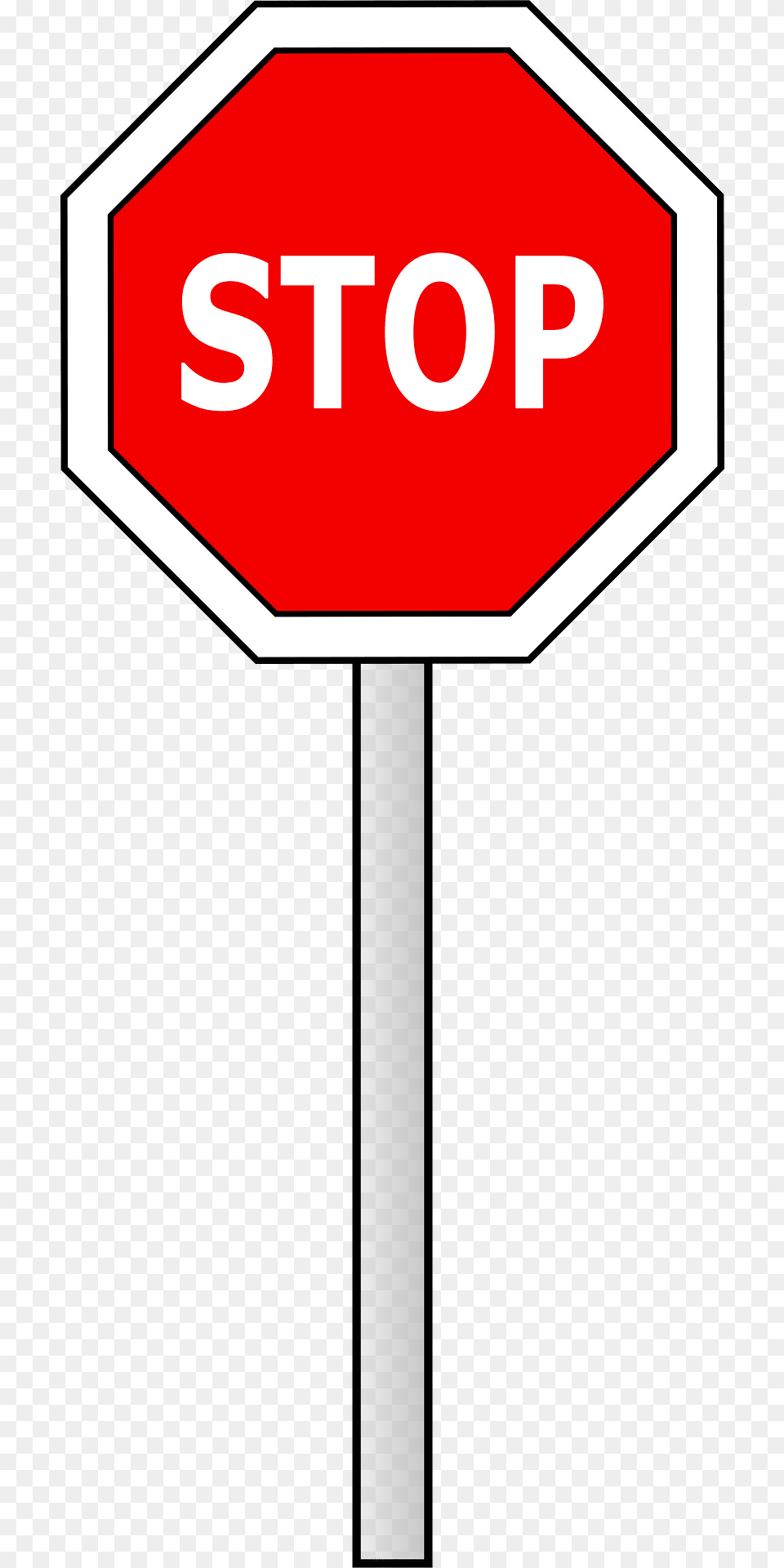 Simple Stop Sign Clipart, Road Sign, Symbol, Stopsign Png Image