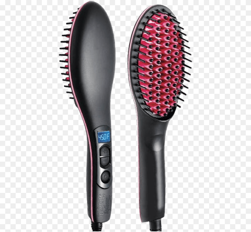 Simple Straight Ceramic Straightening Hair Brush Straight Artifact Brush, Device, Tool, Electrical Device, Microphone Free Png
