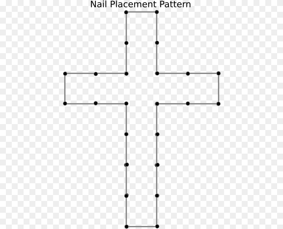 Simple String Art Patterns Cross, Symbol Png Image