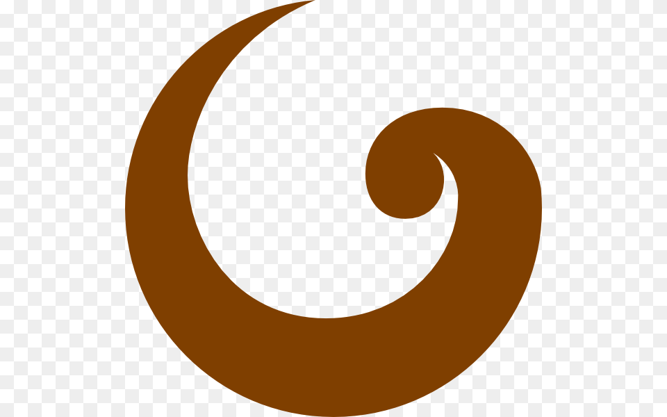 Simple Swirl Brown Svg Clip Arts Brown Swirl, Text, Symbol, Alphabet, Ampersand Png