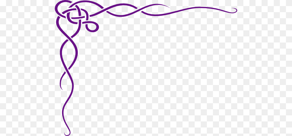 Simple Swirls Border, Knot, Text Png