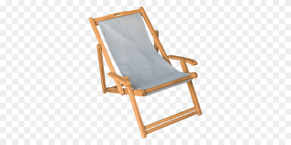 Simple Teak Beach Lounge Chair, Canvas, Furniture Free Transparent Png