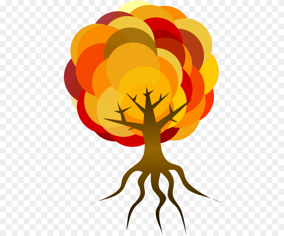 Simple Tree 3 By, Fire Free Png
