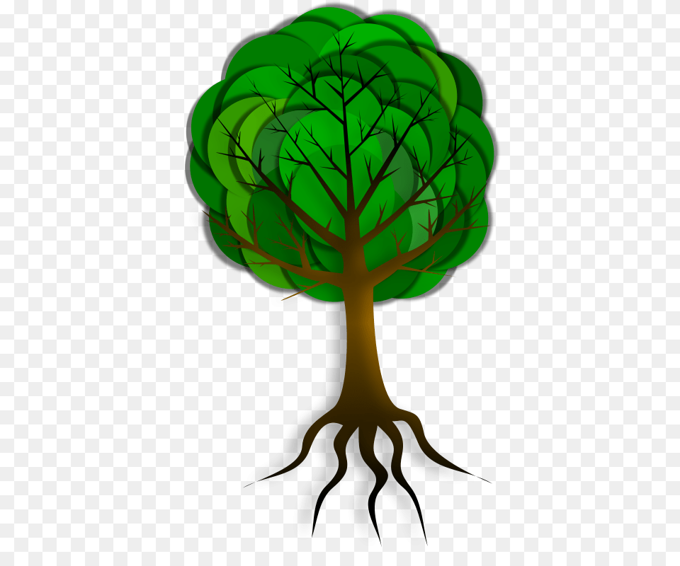 Simple Tree 3d By, Green, Leaf, Plant, Vegetation Free Transparent Png