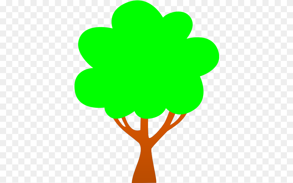 Simple Tree Cartoon Clip Art Svg Cartoon Simple Tree, Green, Plant, Leaf, Person Free Png Download