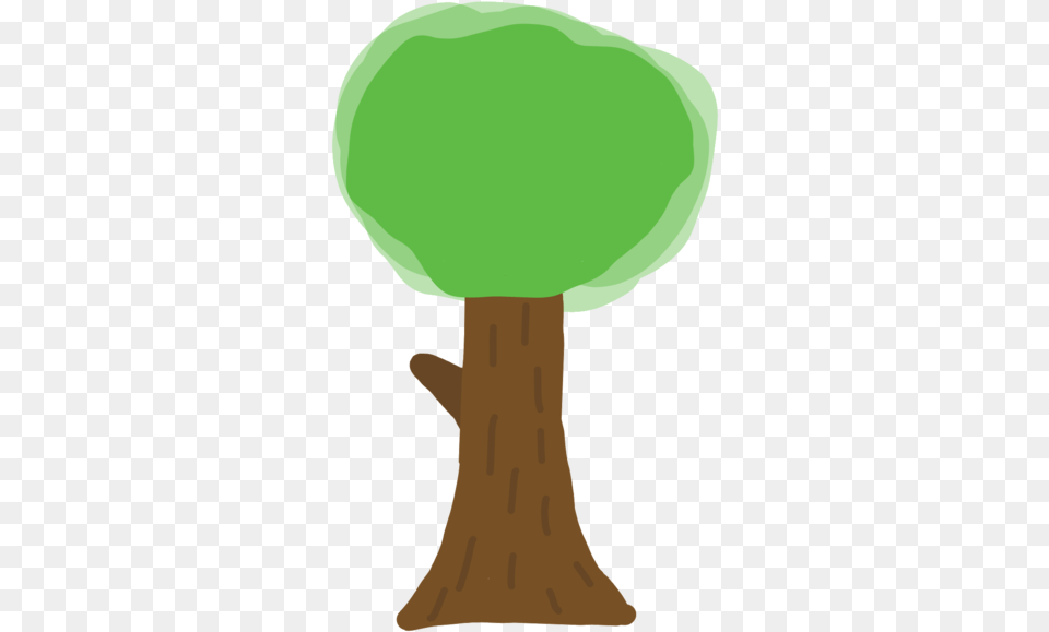 Simple Tree Clipart Illustration, Plant, Tree Trunk, Agaric, Fungus Free Png