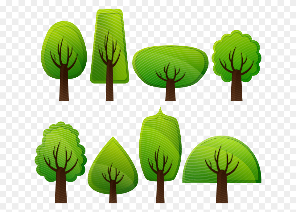 Simple Trees, Green Free Png Download