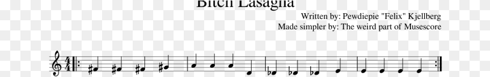 Simple Version Of Bit Ch Lasagna Sheet Music For Piano User Guide, Gray Free Png
