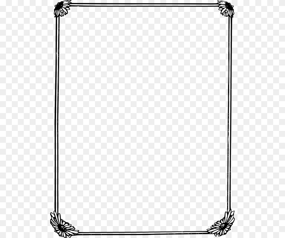 Simple Vintage Border Frames And Borders, Gray Free Transparent Png