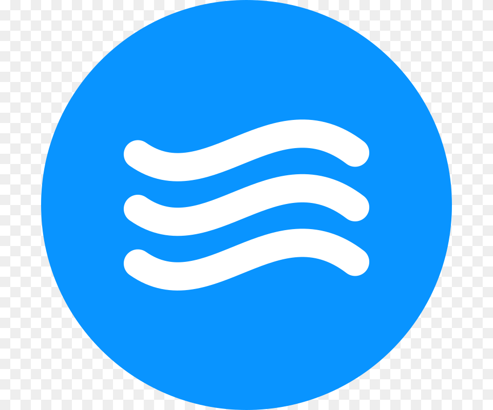 Simple Water Icon Logo Twitter, Light Free Png