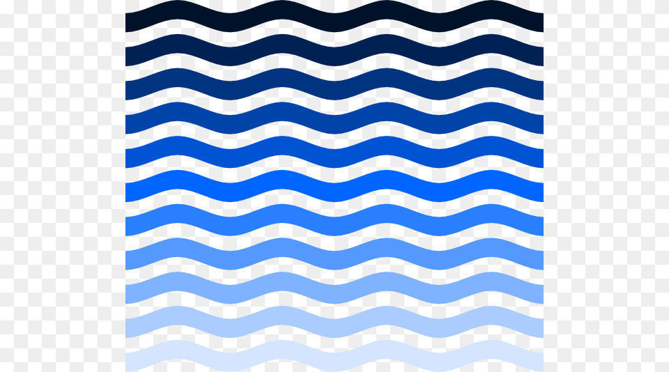 Simple Water Waves Clip Art For Web, Texture, Home Decor, Pattern, Person Free Png