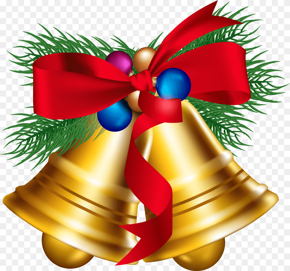 Simple Xmas Bell Transparent Merry Christmas Bell Free Png Download