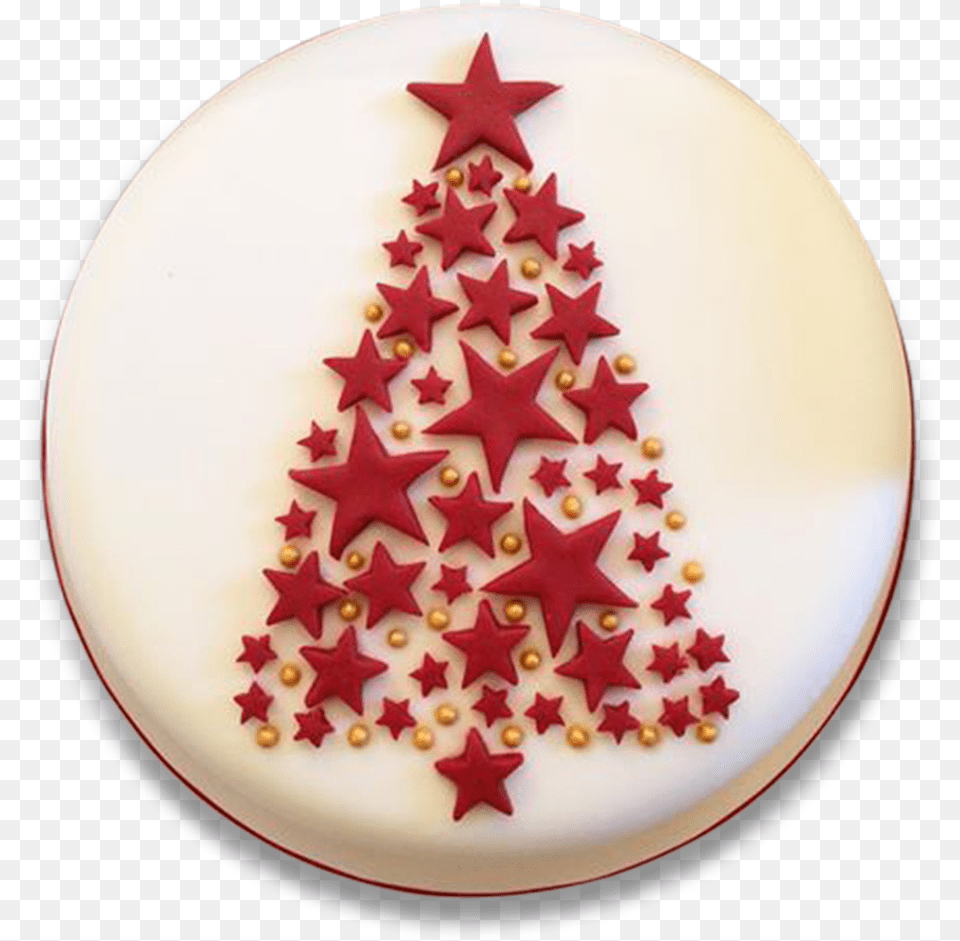 Simple Xmas Cake Designs, Christmas, Christmas Decorations, Festival, Plate Free Transparent Png