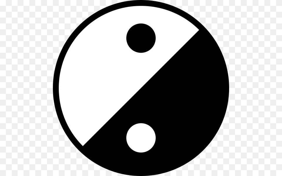 Simple Yin Yang Icon Clipart, Astronomy, Moon, Nature, Night Free Png