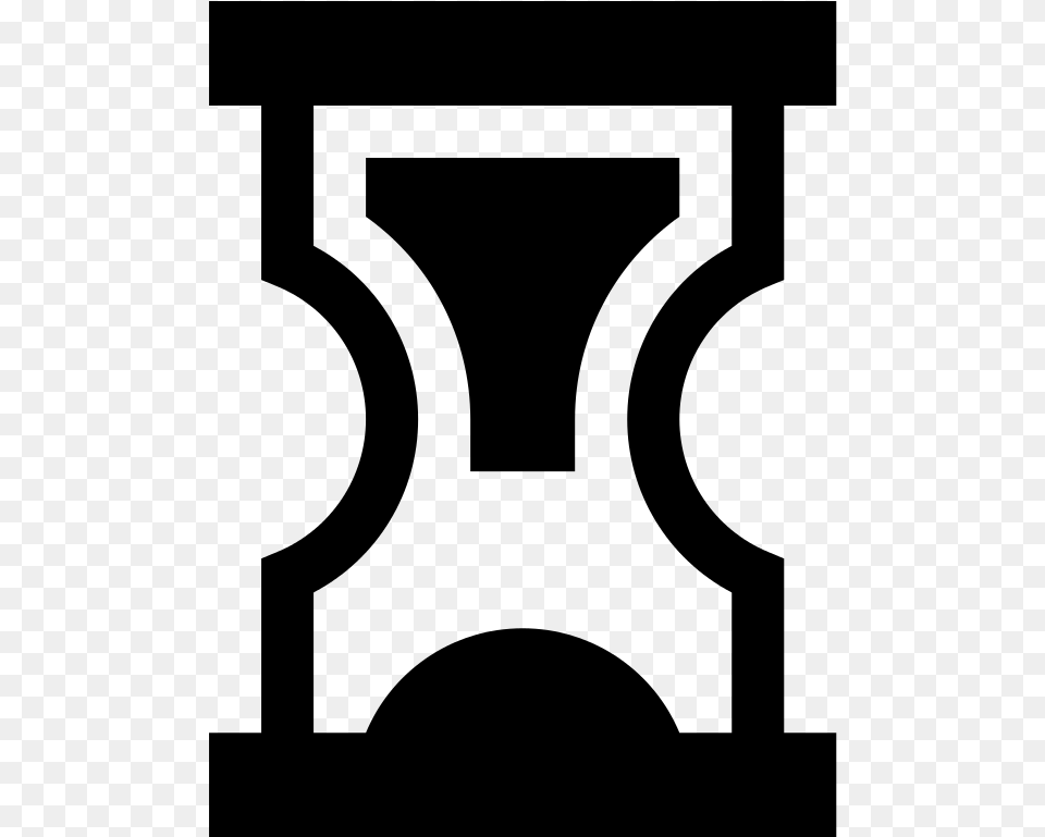 Simpleicons Business Sand Watch Tool Hourglass, Gray Free Png