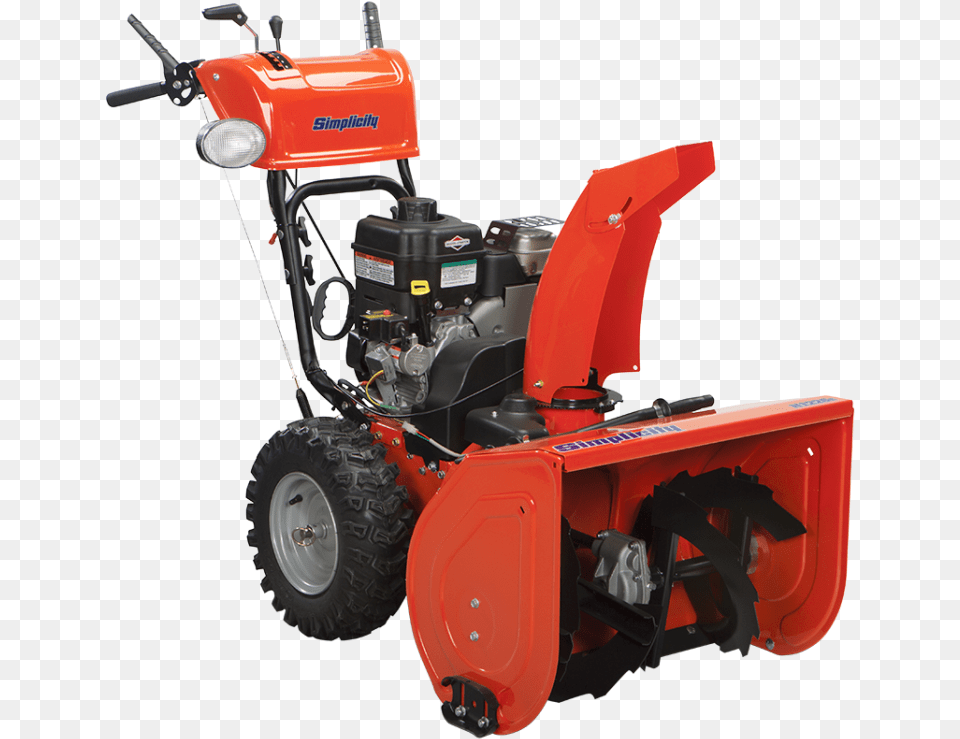 Simplicity H1226e Heavy Duty Dual Stage Snow Blower Simplicity Snow Blower, Grass, Lawn, Plant, Device Png Image