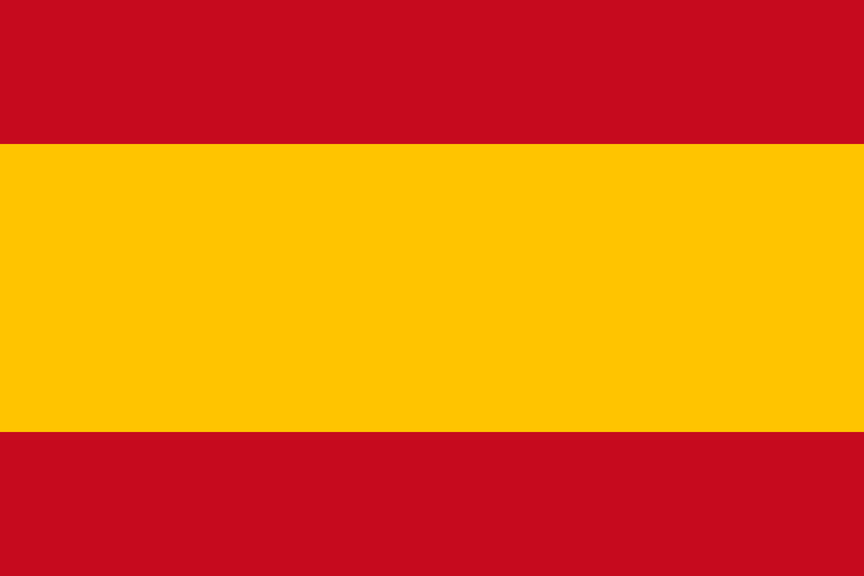 Simplified Flag Of Spain Civil Variant Clipart Png Image