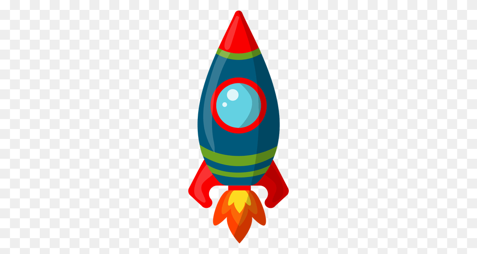 Simplistic Space Rocket Illustration Free Transparent Png