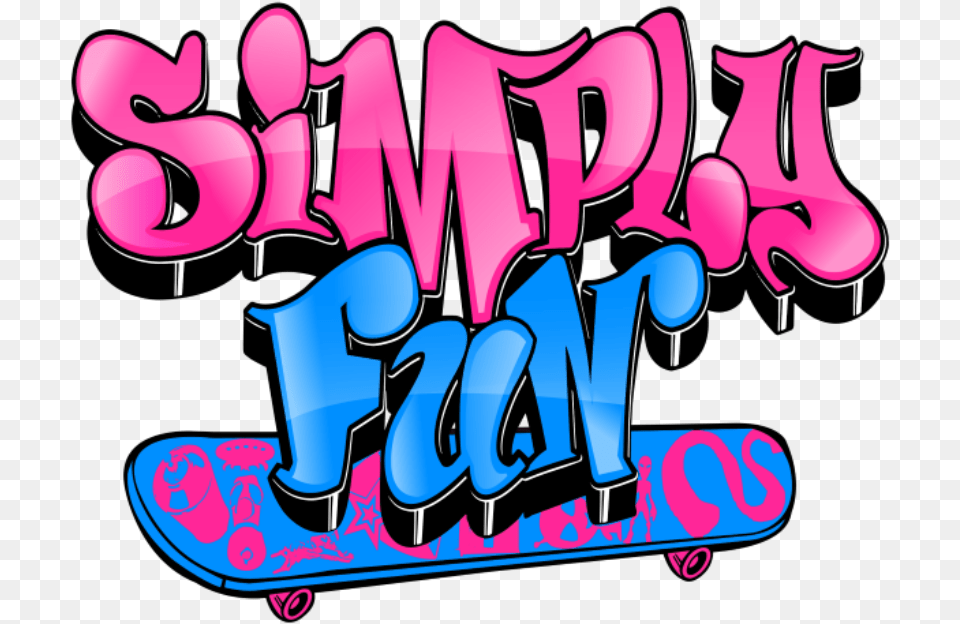 Simply Fun Logo Skate Board Graffiti, Art, Graphics, Dynamite, Weapon Free Transparent Png