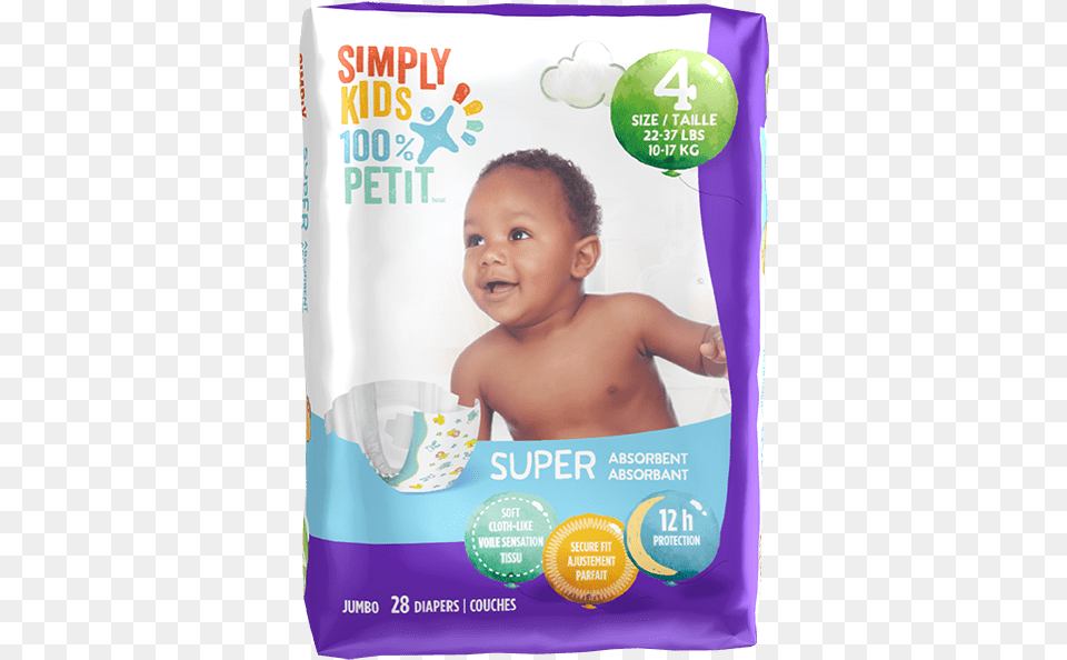 Simply Kids Product Baby, Person, Diaper Free Png