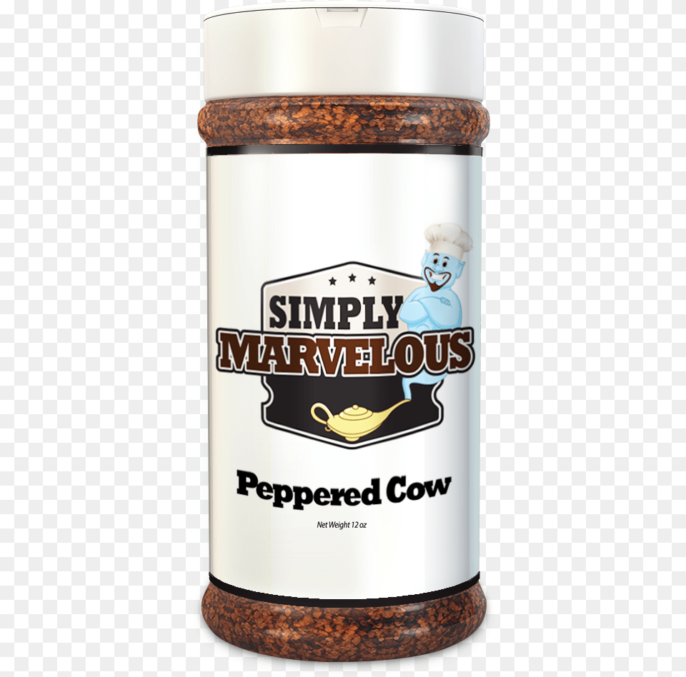 Simply Marvelous Bbq Rub Peppered Cow Animal, Food, Mustard, Cup, Baby Png Image