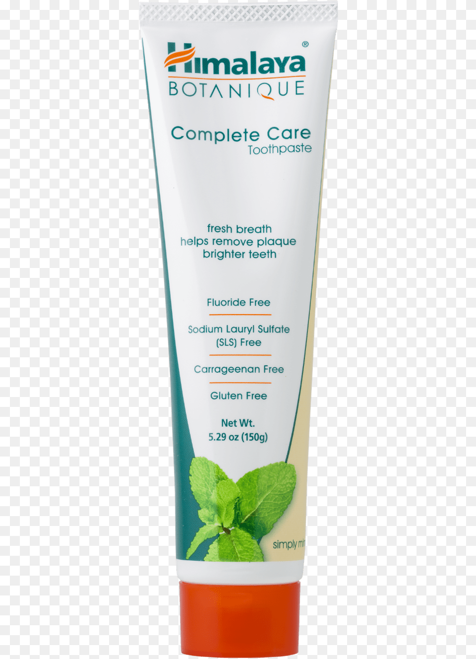 Simply Mint Complete Care Toothpaste Himalaya Toothpaste Fluoride, Bottle, Herbs, Plant, Lotion Png Image