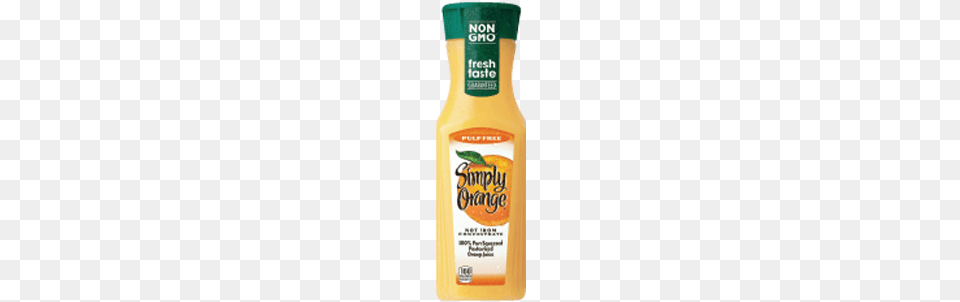Simply Orange Juice Simply Orange Juice Pulp Free 115 Fl Oz Bottle, Beverage, Food, Ketchup, Orange Juice Png