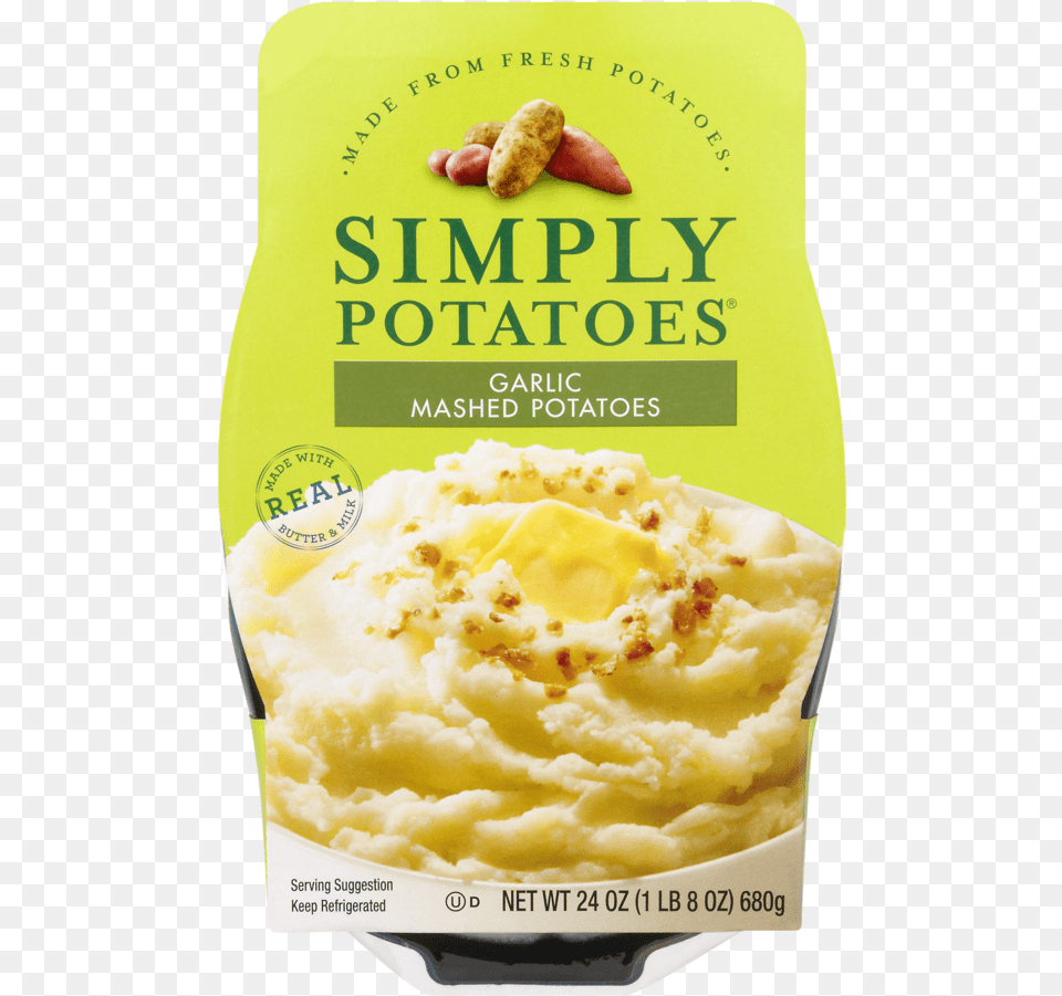 Simply Potatoes Sour Cream And Chives, Food, Mashed Potato, Dessert, Ice Cream Png
