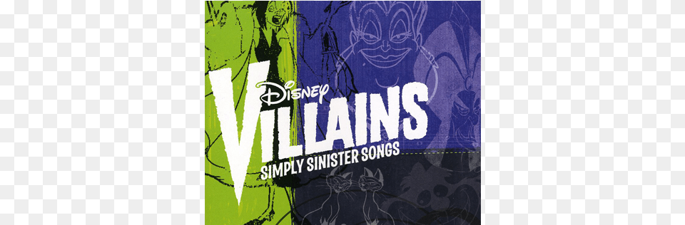 Simply Sinister Songs A Disney Villains Music Album Disney Villains Simply Sinister Songs, Book, Publication, Advertisement, Art Png