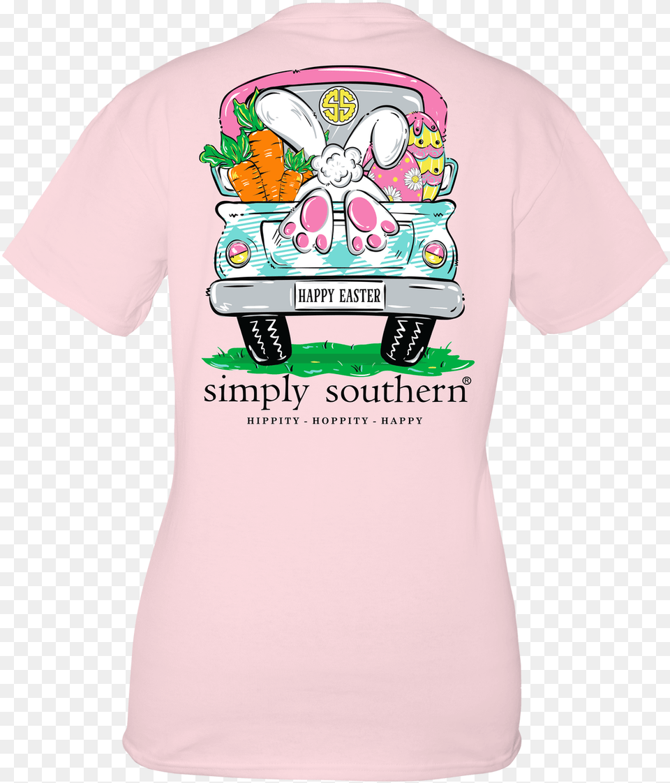 Simply Southern Bunny Lulu T Shirt, Clothing, T-shirt, Car, Transportation Free Transparent Png