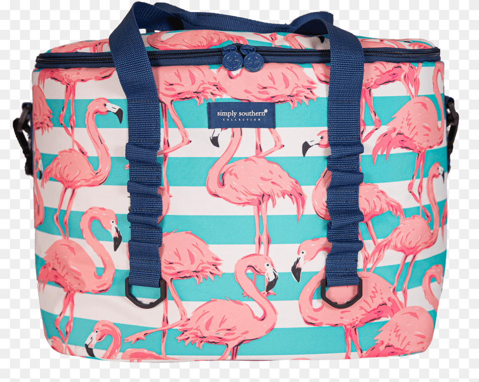 Simply Southern Large Flamingo Cooler Greater Flamingo, Accessories, Bag, Handbag, Animal Png