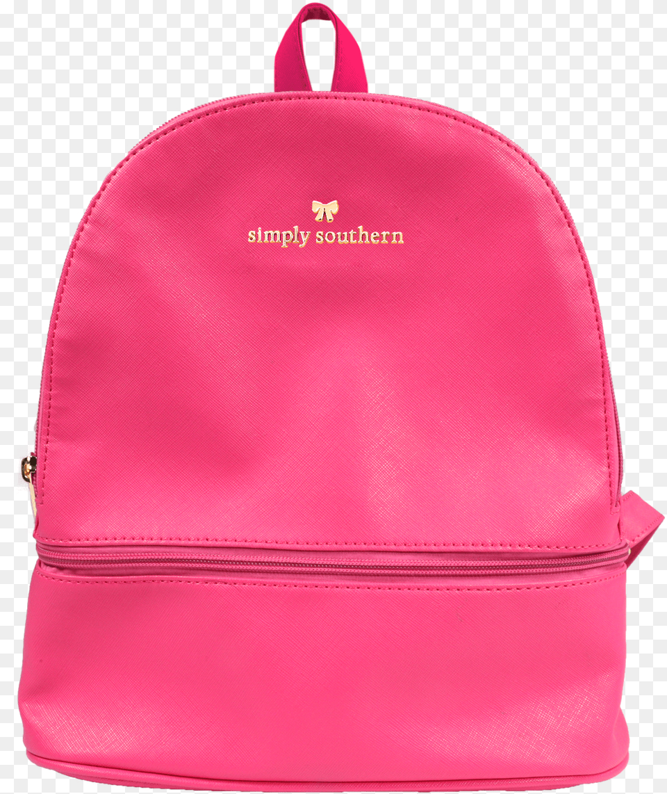 Simply Southern Leather Backpack Pink Bag, Accessories, Handbag Png