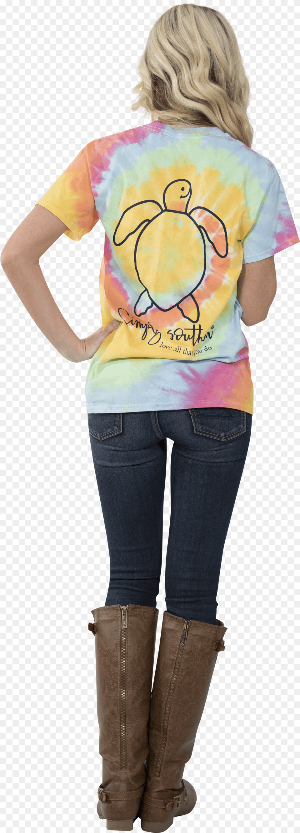 Simply Southern Tye Dye Turtle Short Sleeve T Eat Sleep Beach Repeat Shirt Png Image