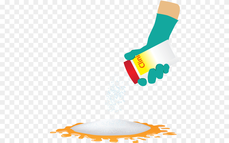 Simply Sprinkle The Powder Over The Spill Flag Free Png