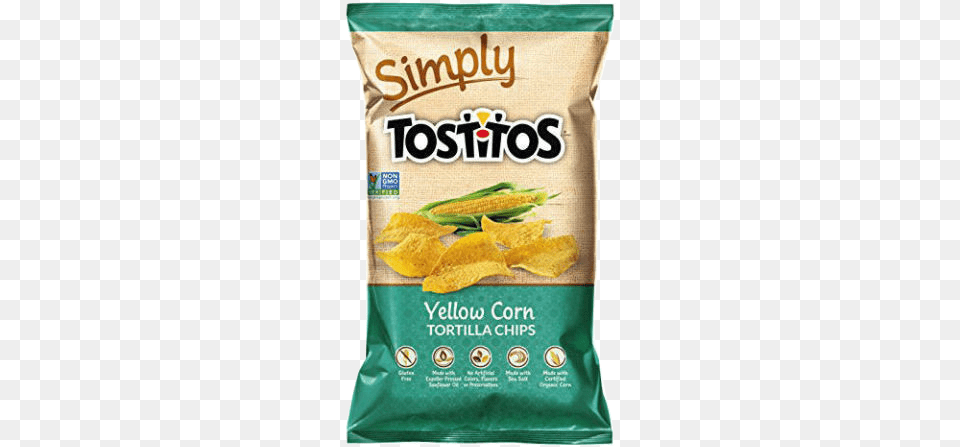Simply Tostitos Yellow Corn Tortilla Chips Chips With No Msg, Food Free Png Download