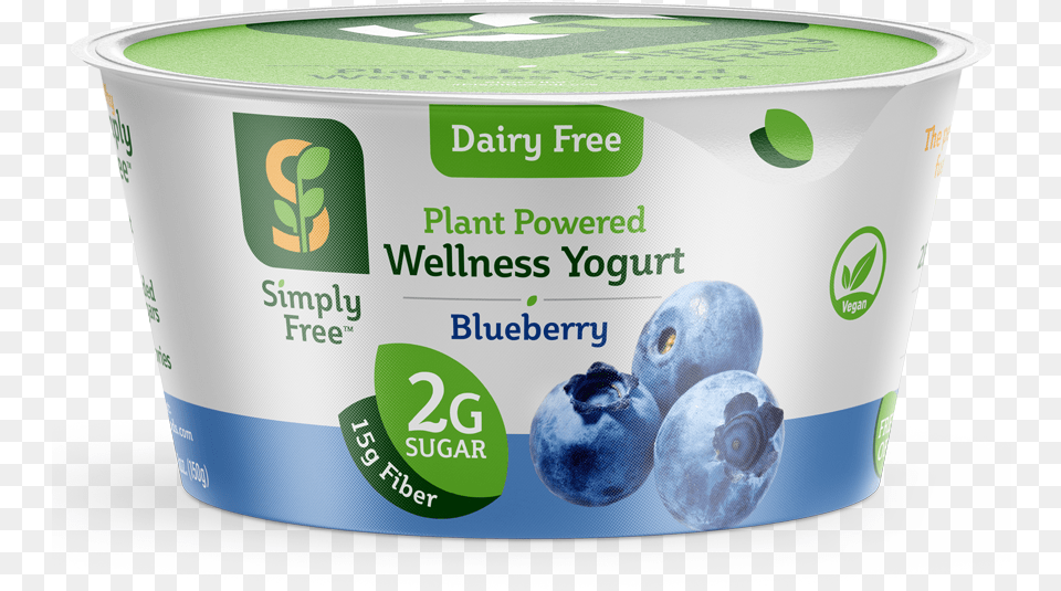 Simply Yogurt Blueberry, Berry, Produce, Plant, Fruit Png