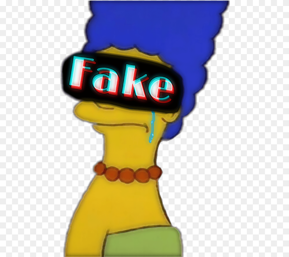 Simpson Marge Fake Sad Marge Simpson Meme Face, Person Free Transparent Png