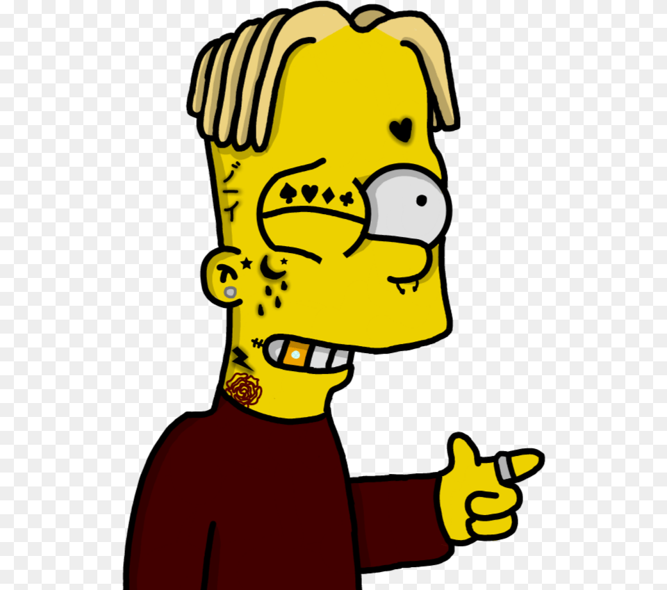 Simpson Thesimpsons Bart Bartsimpson Simpsonwave Dibujos De Bart Simpson, Person, Face, Head, Animal Png