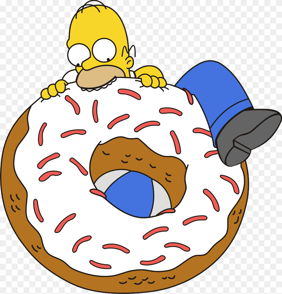 Simpsons, Food, Sweets, Donut, Baby Free Transparent Png