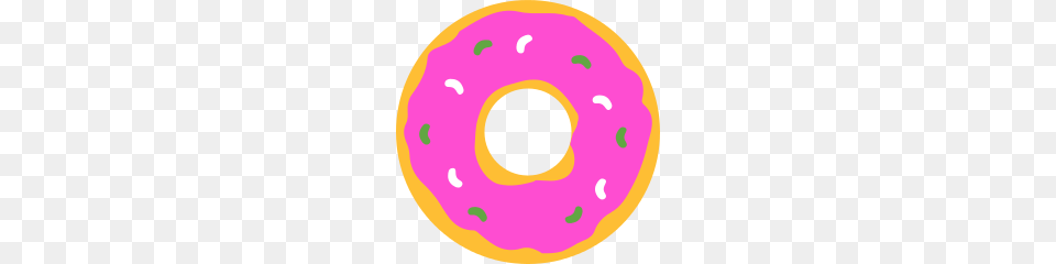 Simpsons Donut, Food, Sweets, Disk Free Png