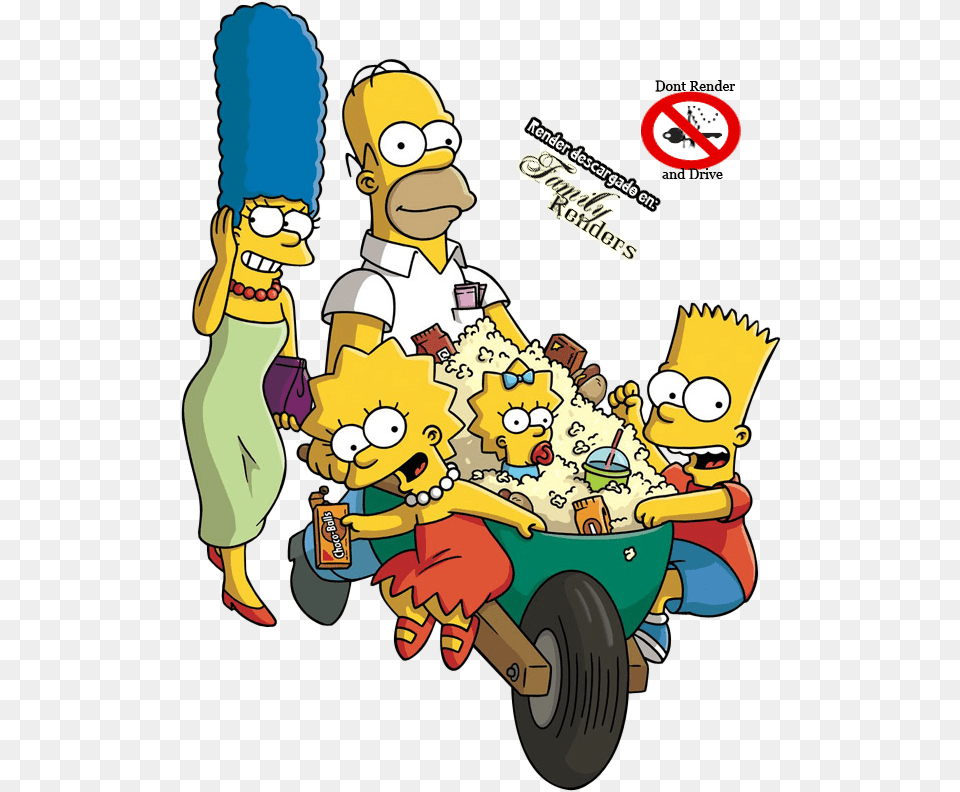 Simpsons Family Simpsons Pic No Background, Publication, Book, Comics, Adult Png Image