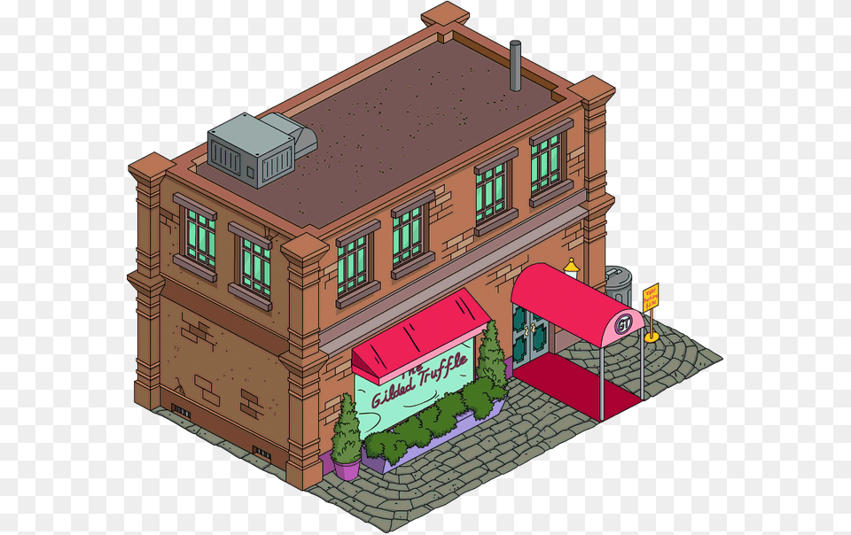 Simpsons Gilded Truffle, Neighborhood, Architecture, Building, Cad Diagram Free Png Download