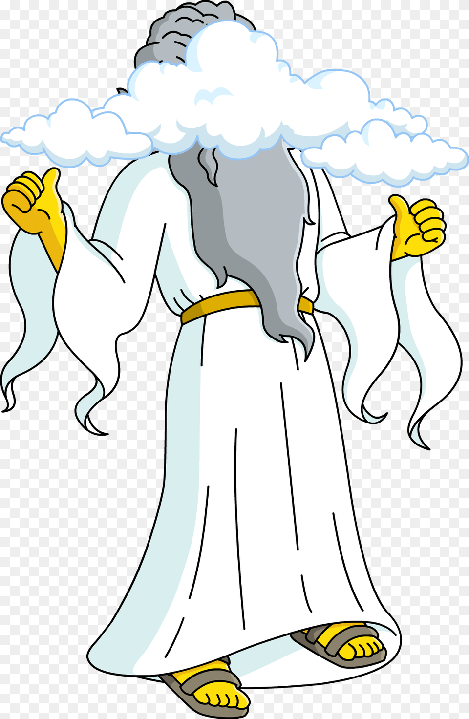 Simpsons God, Cartoon, Person, Book, Comics Free Transparent Png