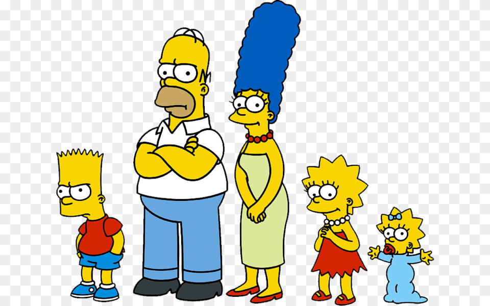 Simpsons In The 1980s, Baby, Person, Cartoon, Book Free Png Download