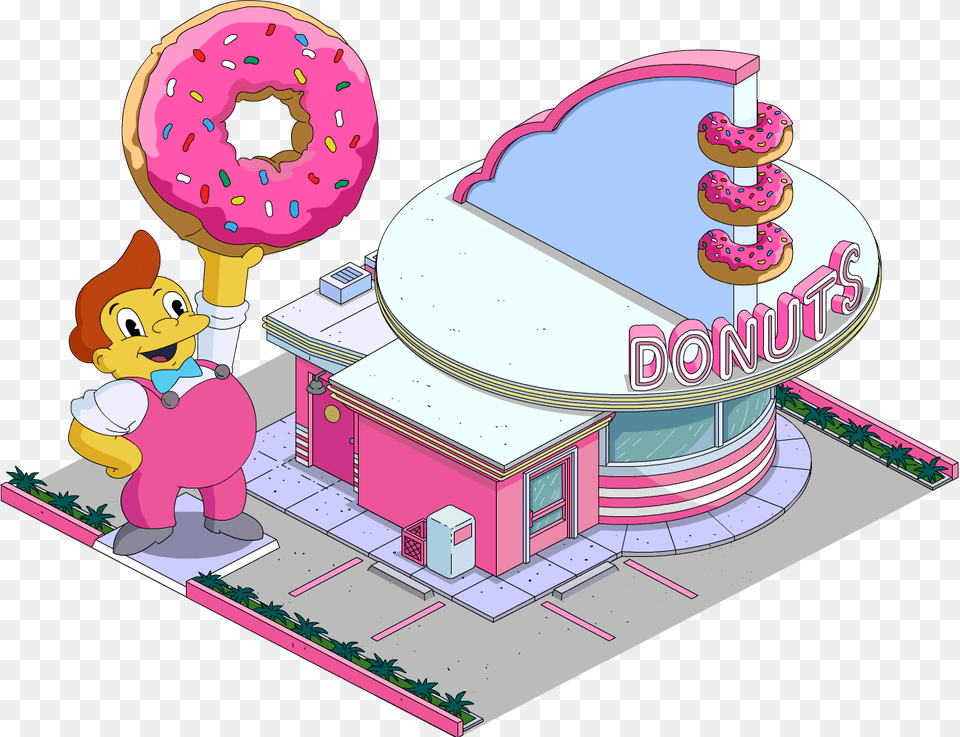 Simpsons Lard Lad Donuts, Food, Sweets, Baby, Person Free Png